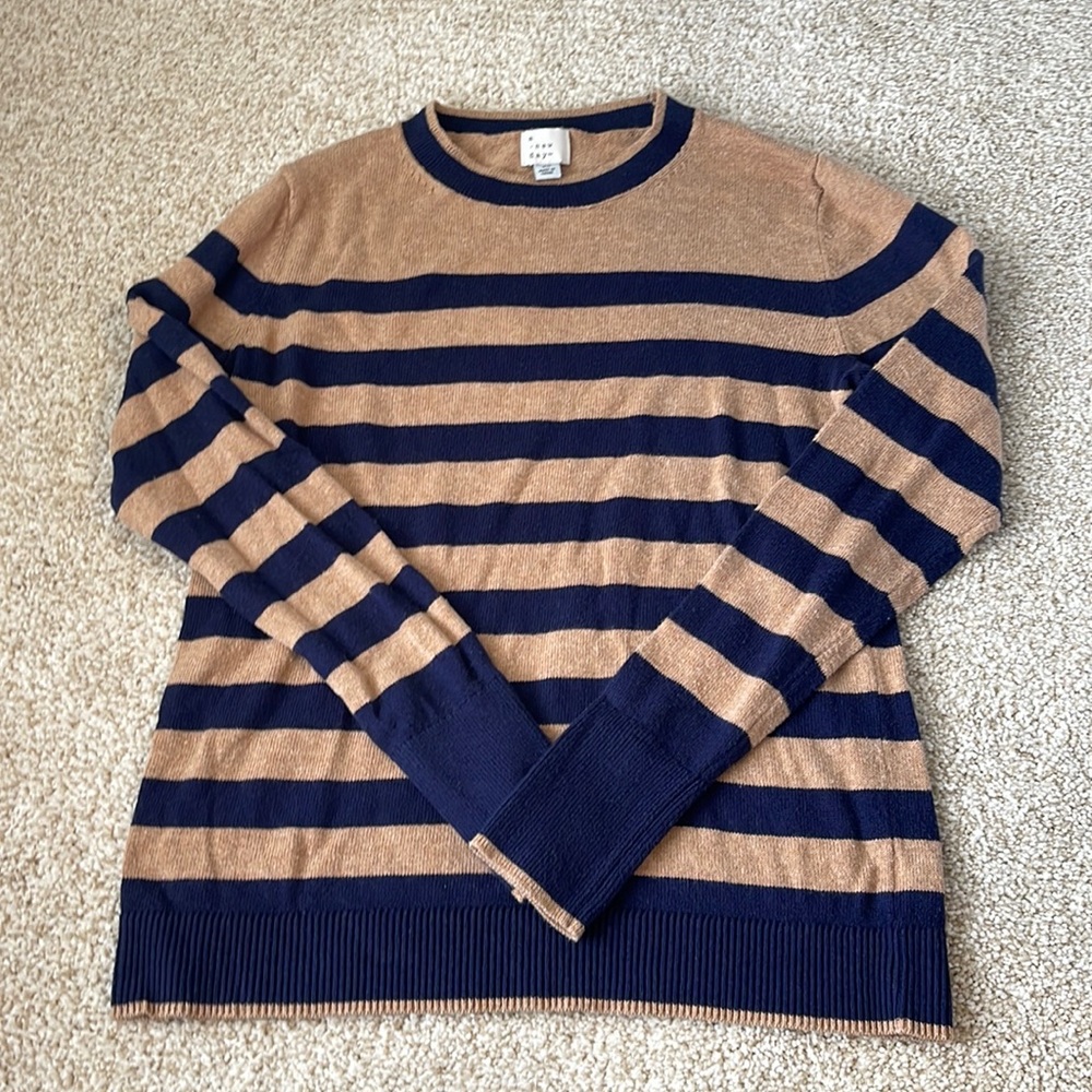 A New Day Striped Crew Neck Sweater